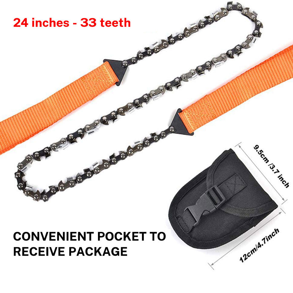 Portable Outdoor Pocket Chain Saw Survival Wire Tool