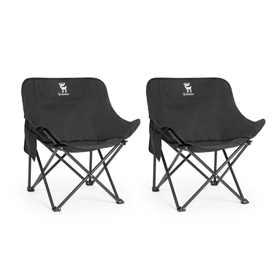 Folding Carbon Steel Camping Chair - Adult & Kids Sizes