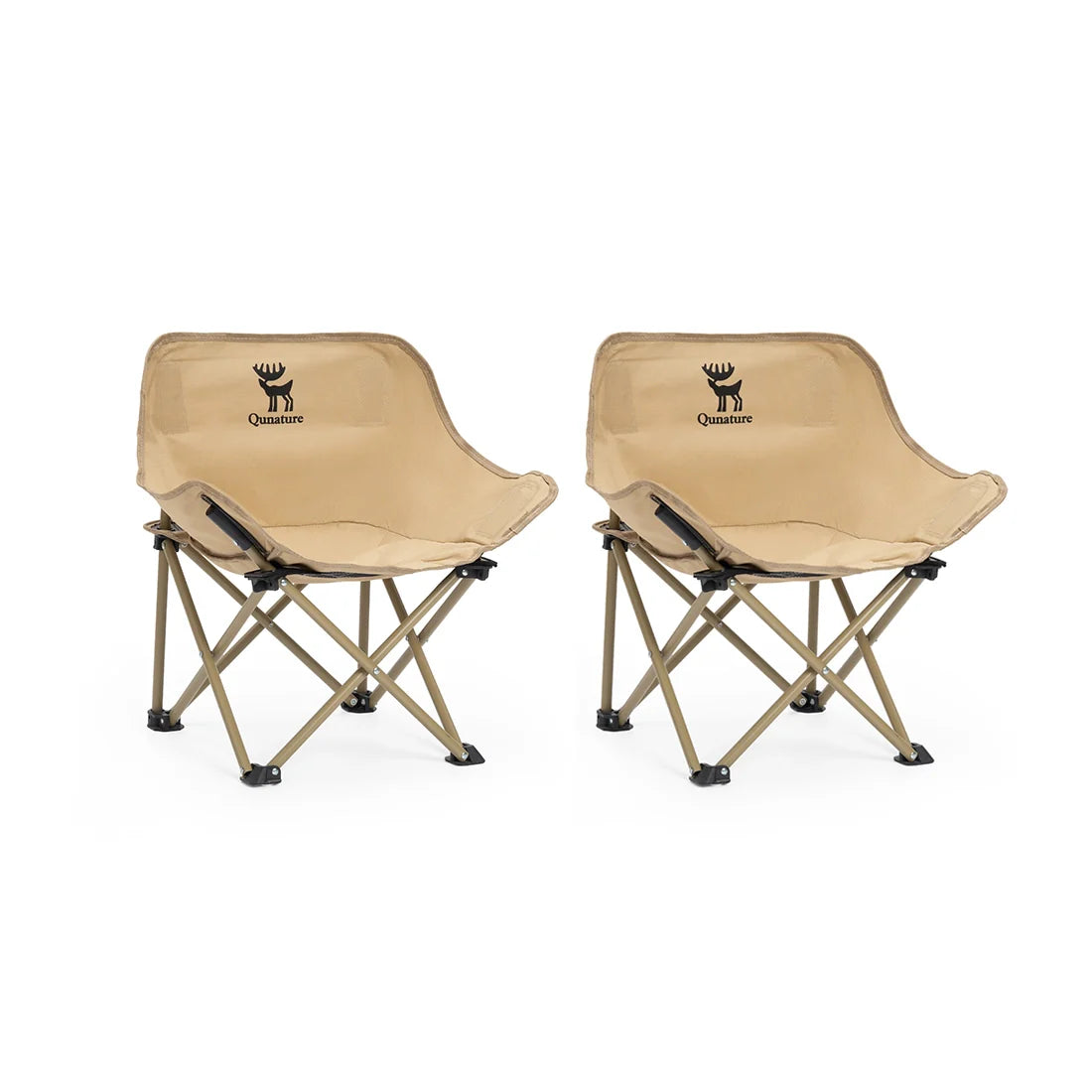 Folding Carbon Steel Camping Chair - Adult & Kids Sizes