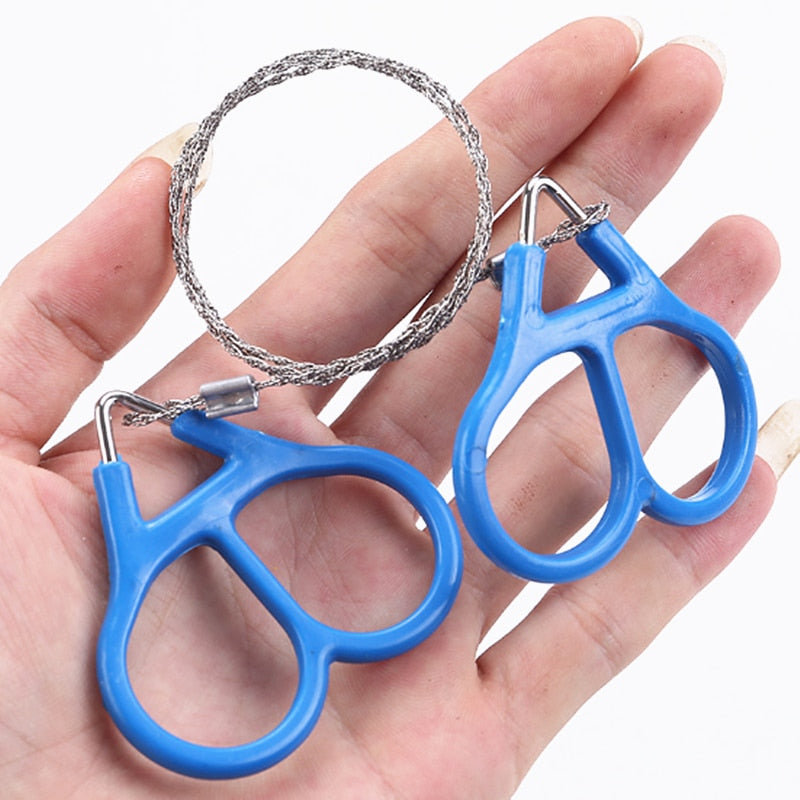 Portable Hand Chain Saw Survival Wire Camping Tool