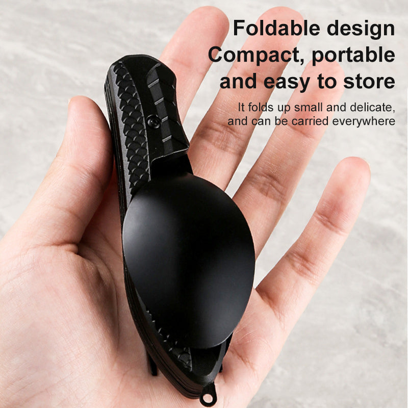 Multifunctional Stainless Steel Camping Knife Fork Spoon Set