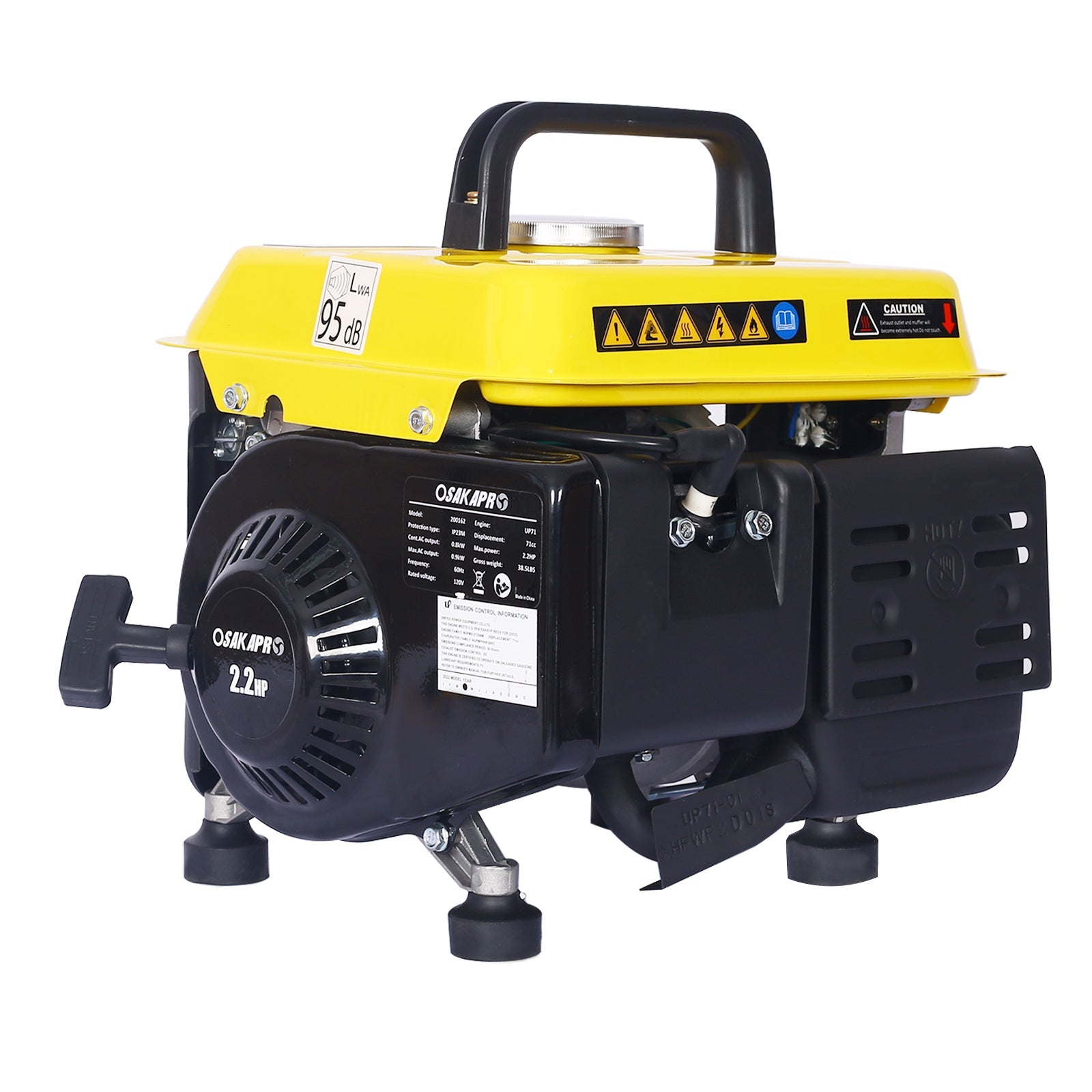 Portable Low Noise Gas Powered Outdoor Generator