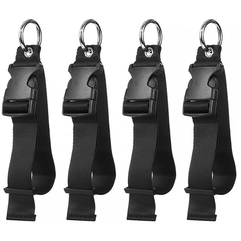 Portable Black Nylon Anti Theft Luggage Strap