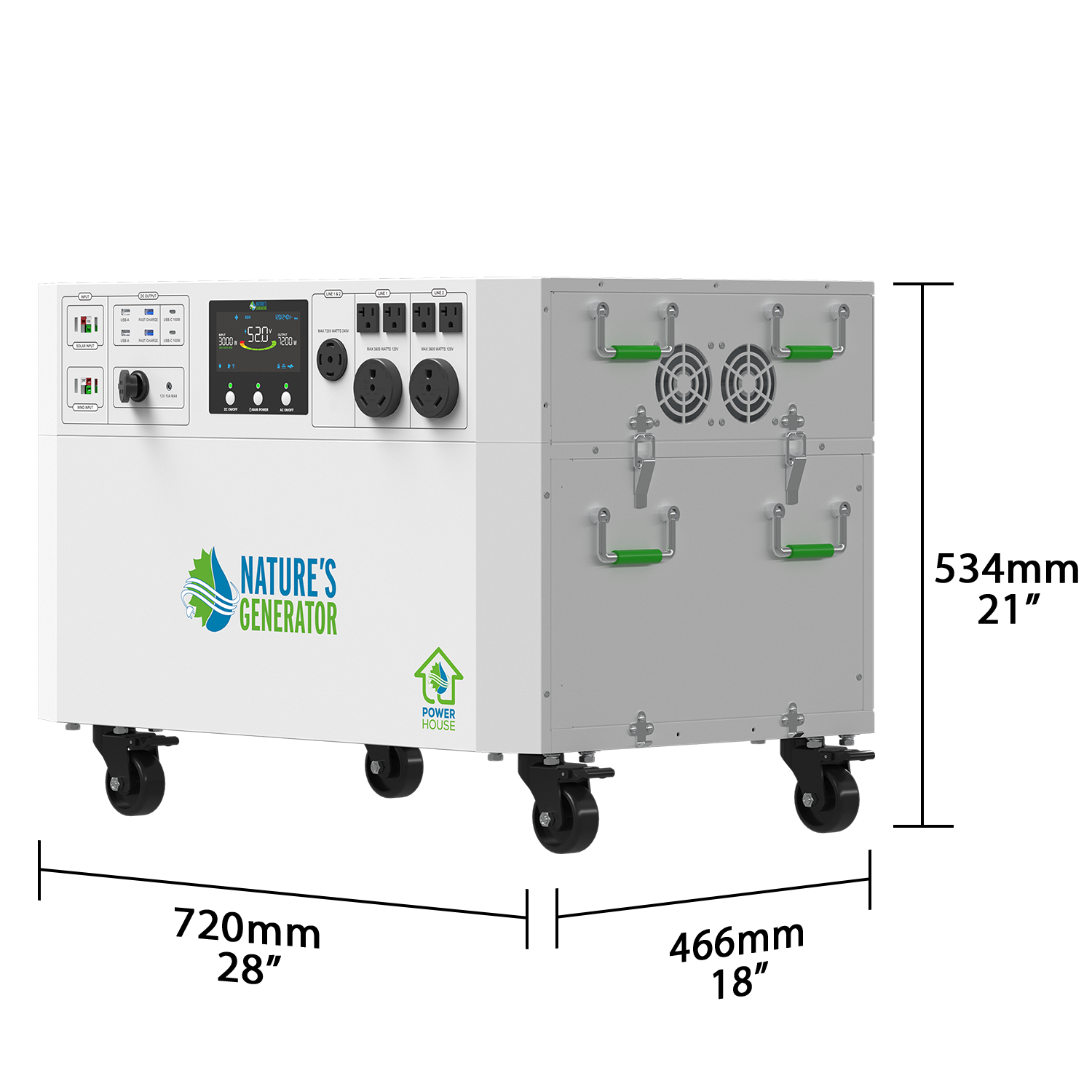 Powerhouse V2 Solar and Wind Generator