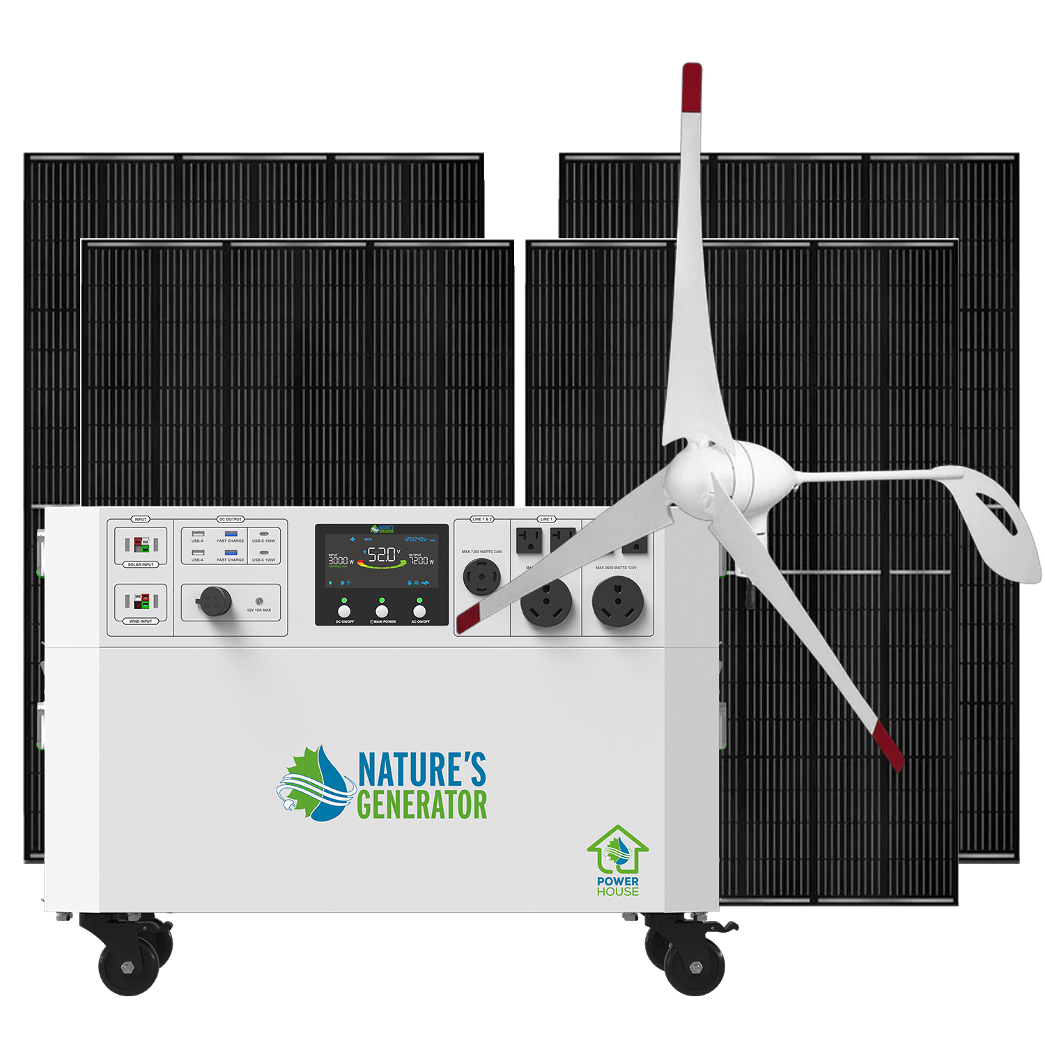 Powerhouse V2 Solar and Wind Generator