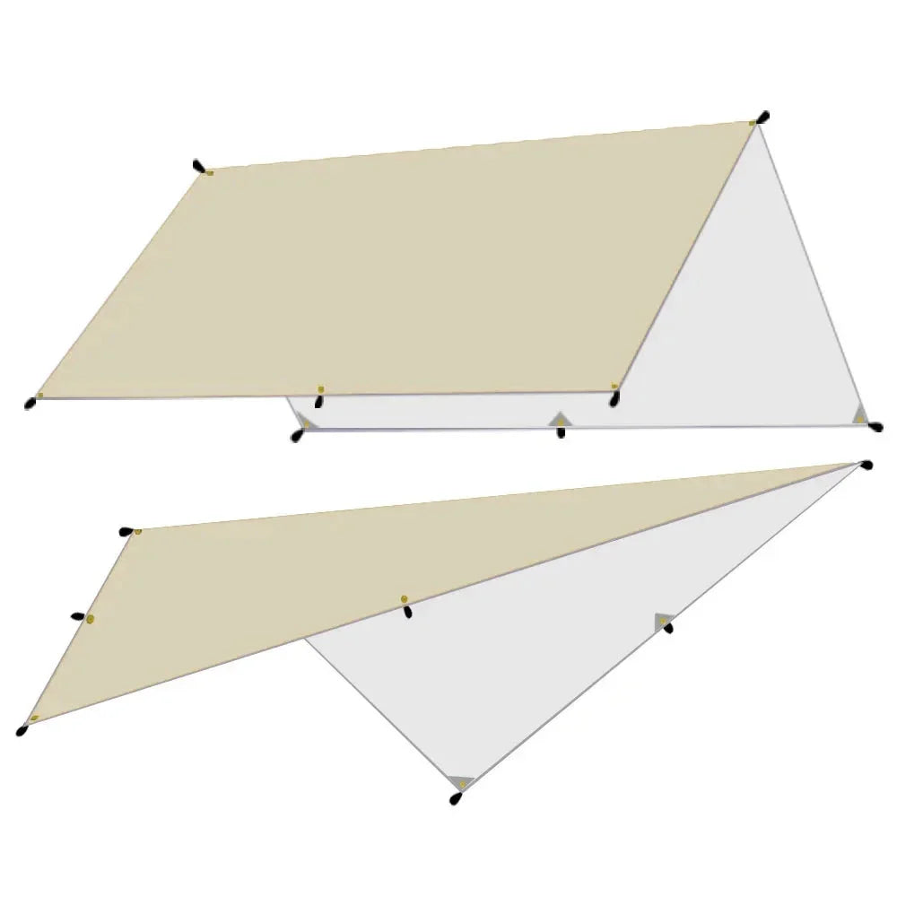 Waterproof Camping Tarp with Multiple Sizes