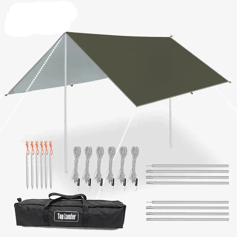 Waterproof Camping Tarp with Multiple Sizes