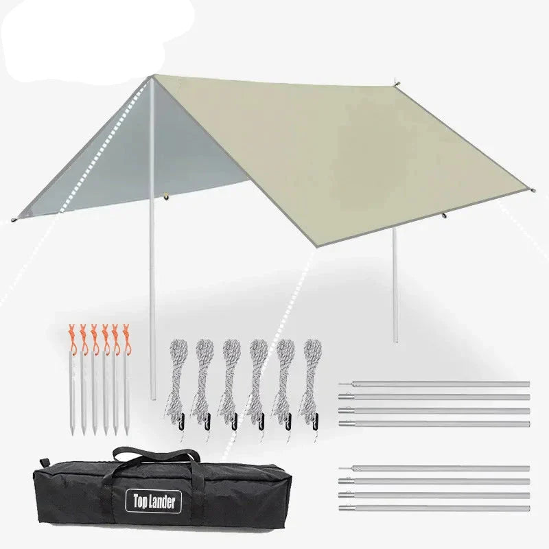 Waterproof Camping Tarp with Multiple Sizes