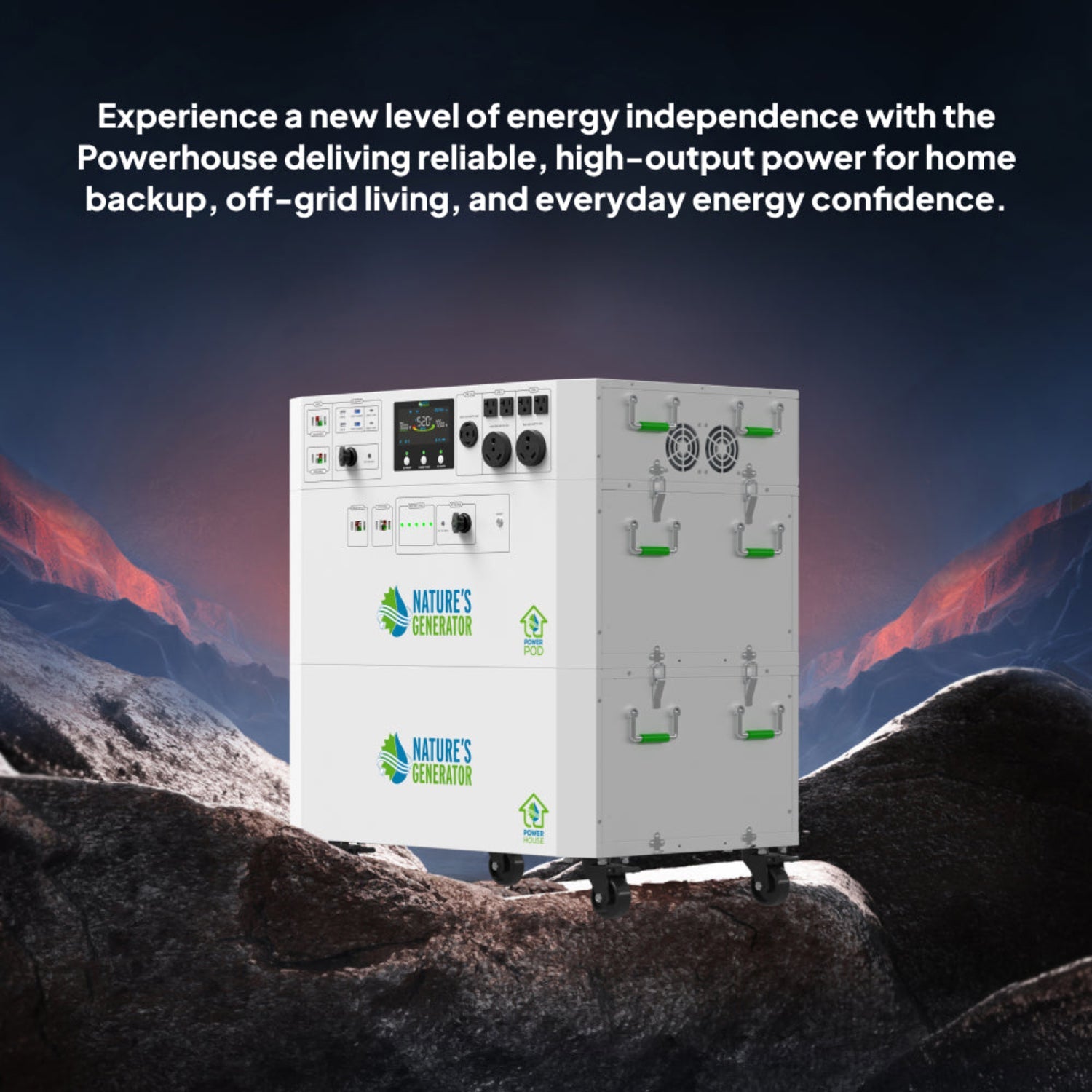 Powerhouse V2 Solar and Wind Generator