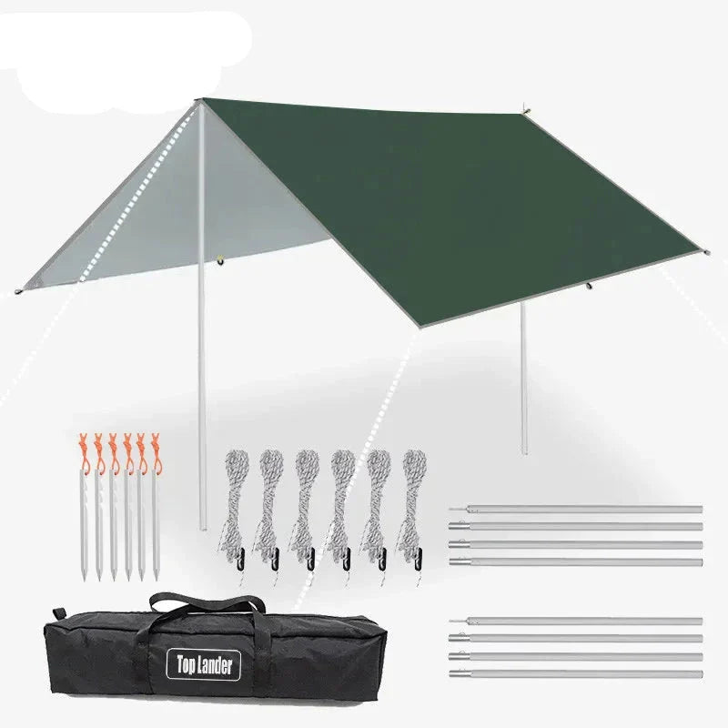 Waterproof Camping Tarp with Multiple Sizes
