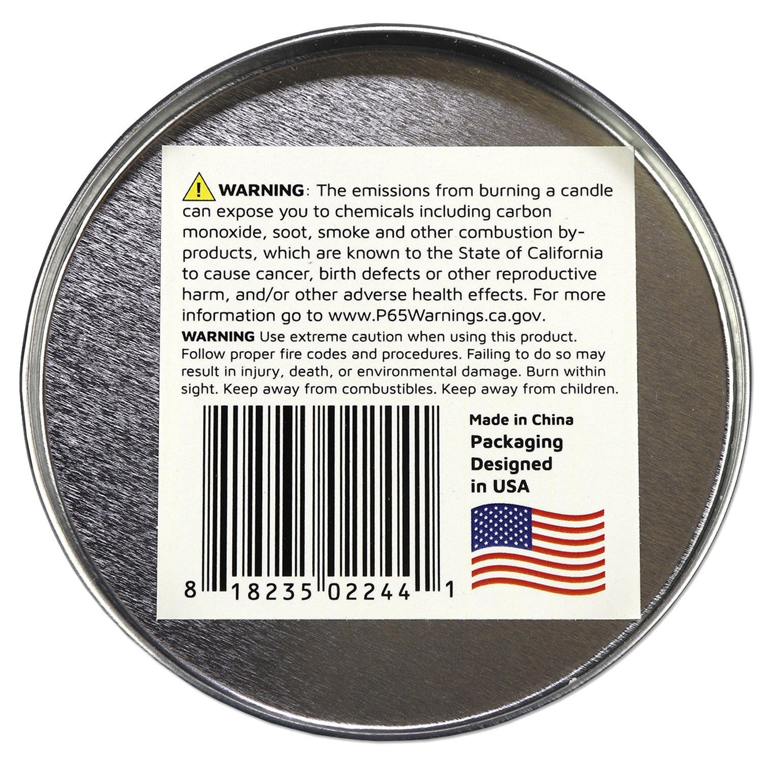 3-Wick 36-Hour Emergency Survival Candle | Long Burning Soy Blend