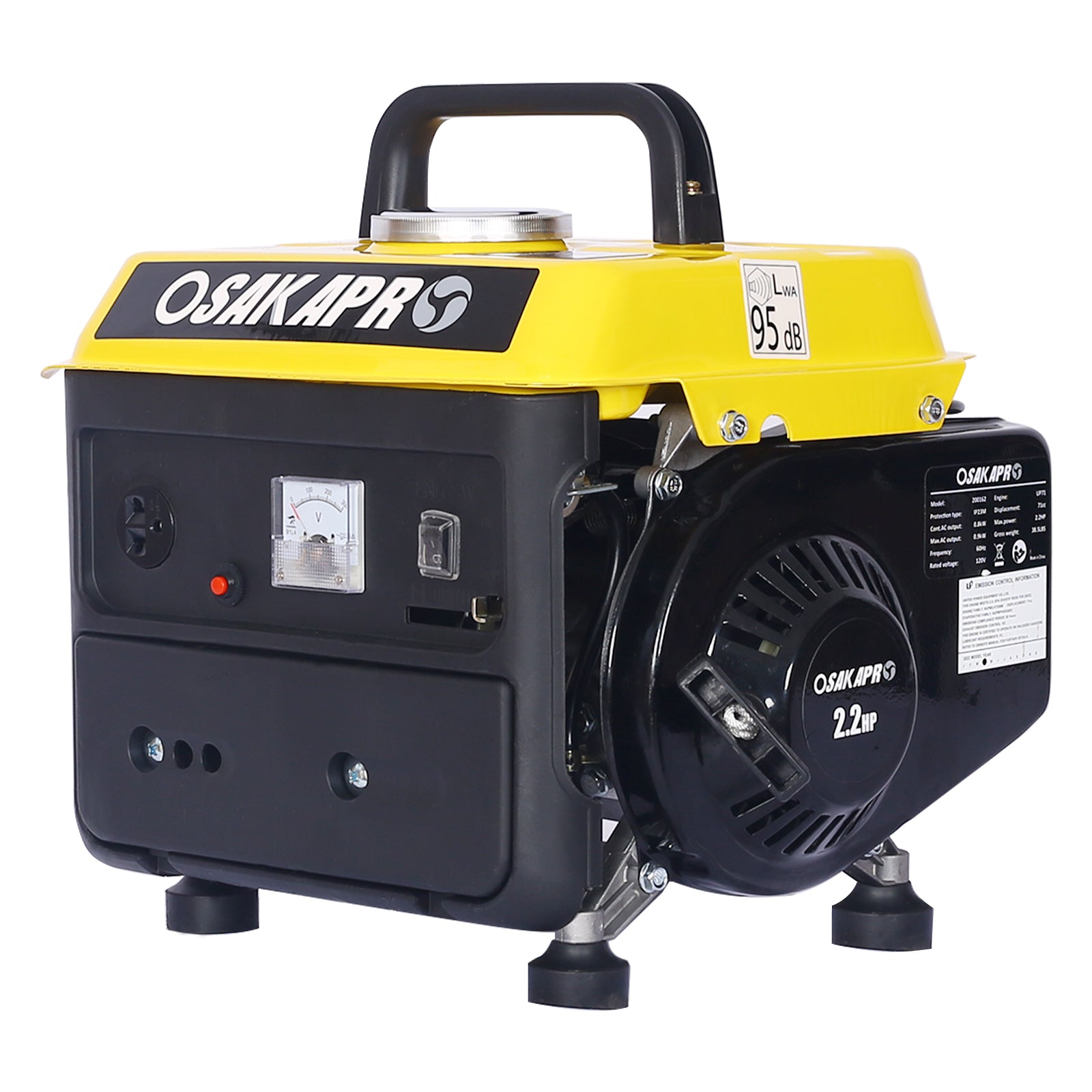 Portable Low Noise Gas Powered Outdoor Generator