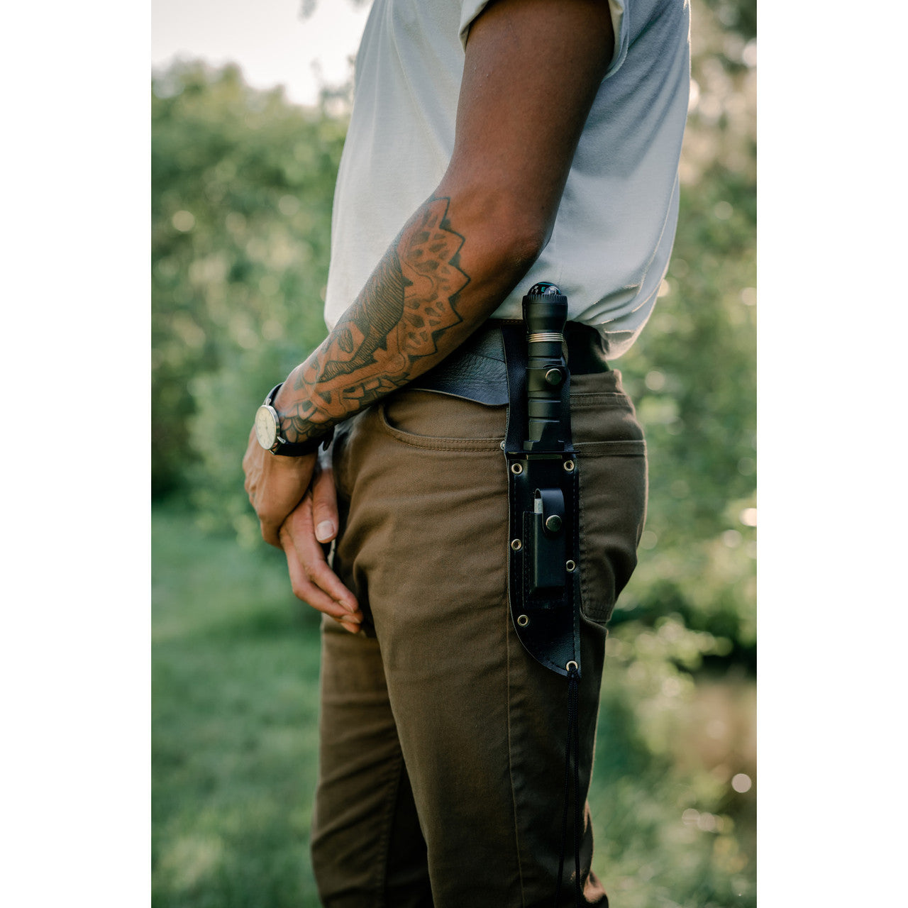 Survival Knife Set | Fixed Blade Knife with Compass, Sheath & Mini Survival Kit