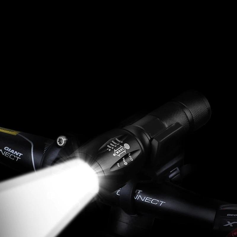 Waterproof Z45 LED Flashlight Zoomable Rechargeable Torch