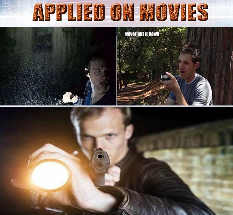 Waterproof Z45 LED Flashlight Zoomable Rechargeable Torch