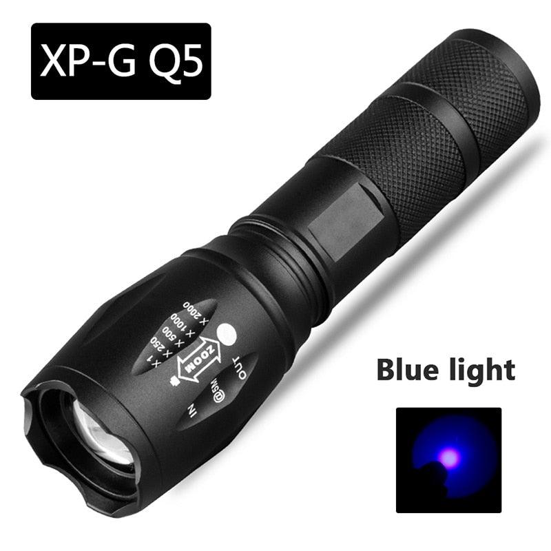 Waterproof Z45 LED Flashlight Zoomable Rechargeable Torch