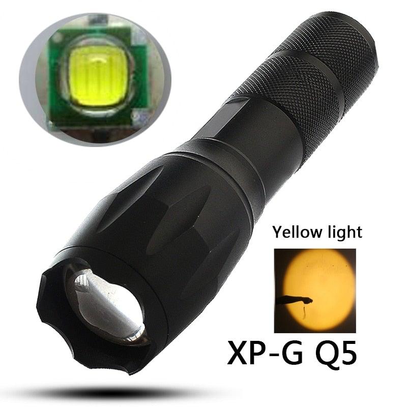 Waterproof Z45 LED Flashlight Zoomable Rechargeable Torch