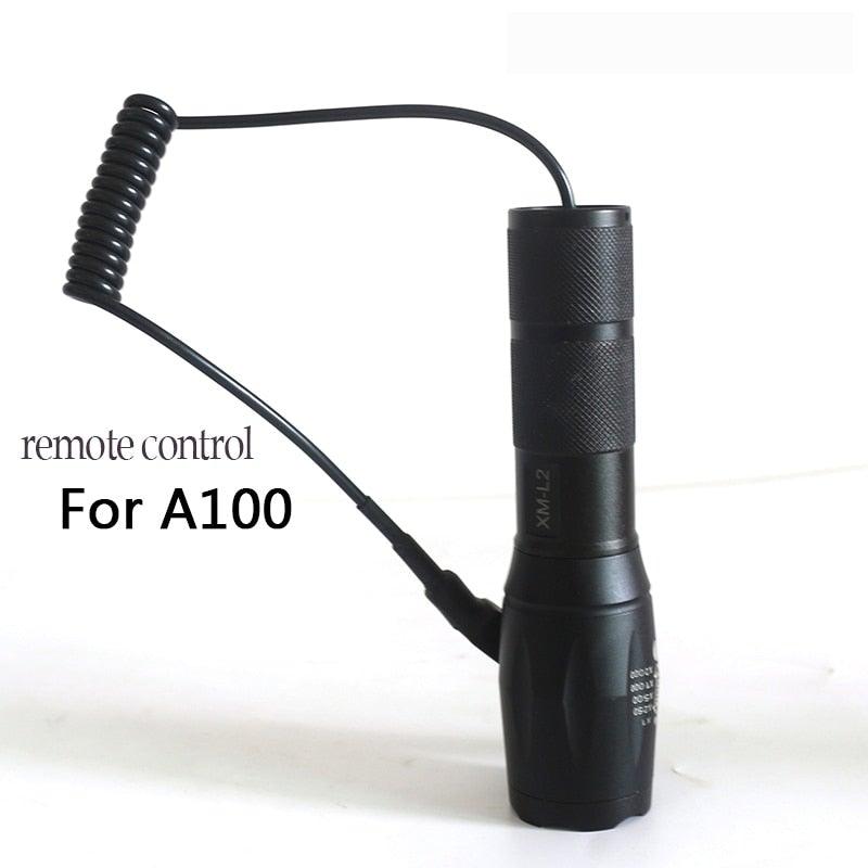 Waterproof Z45 LED Flashlight Zoomable Rechargeable Torch