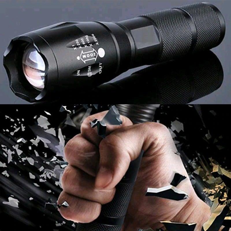 Waterproof Z45 LED Flashlight Zoomable Rechargeable Torch