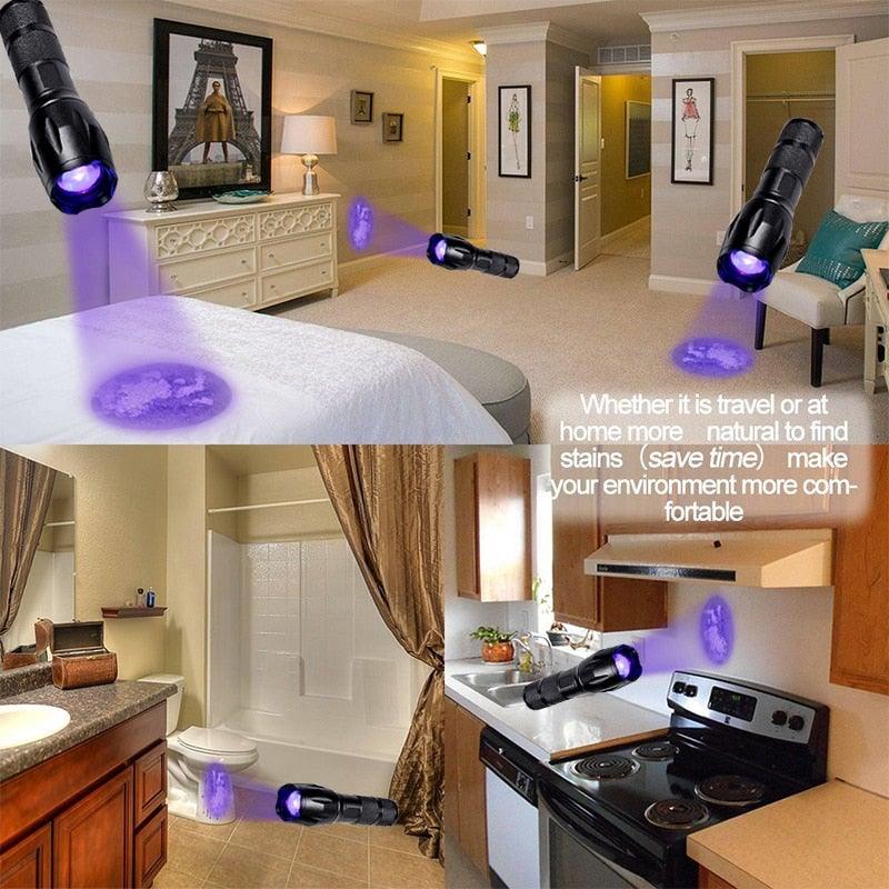 Waterproof Z45 LED Flashlight Zoomable Rechargeable Torch